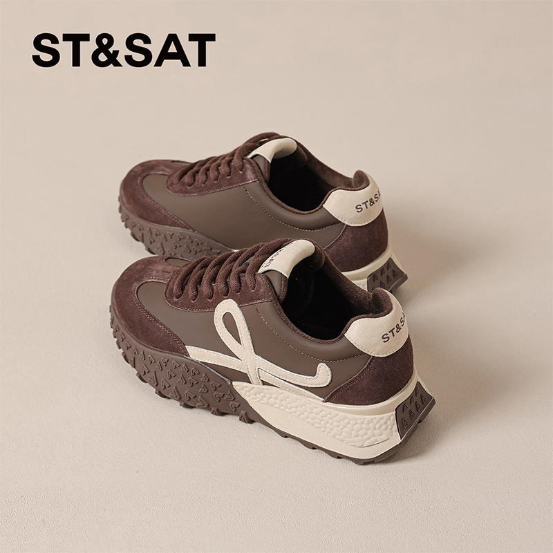 星期六美拉德复古加绒德训鞋女