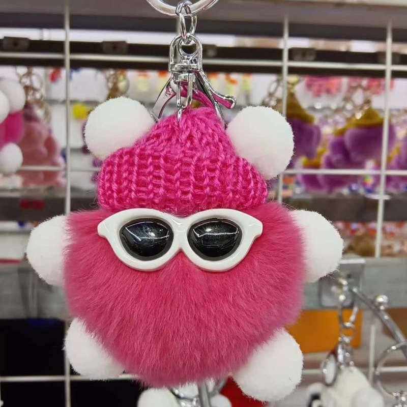 真獭兔毛diy小煤球手机毛绒钥匙扣挂坠皮草毛球包包配饰吊坠玩偶,服饰配件/皮带/帽子/围巾,钥匙扣,淘宝优惠券,粉丝福利购,淘宝优惠卷