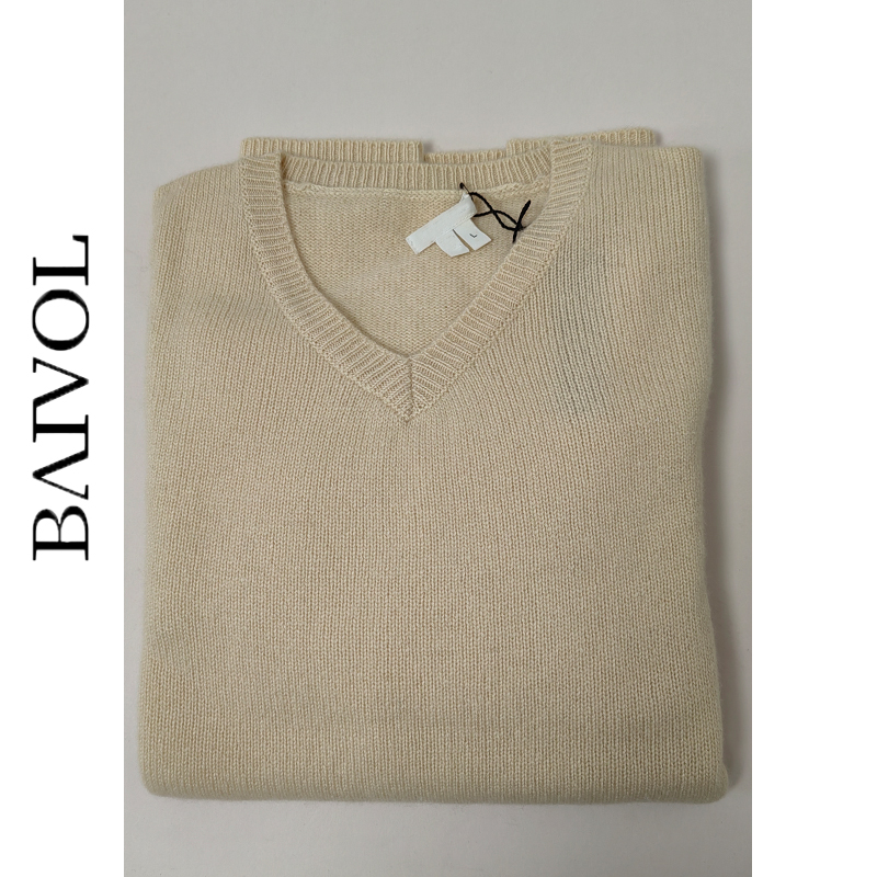 BAIVOL百濠男士加厚V领山羊绒衫