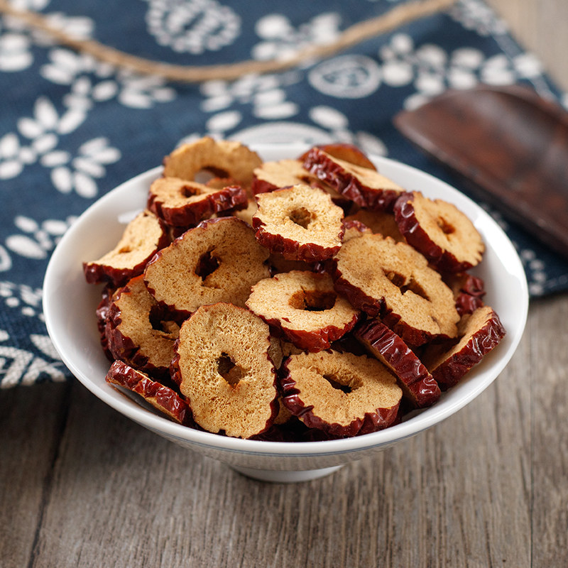 红枣片干正品300克非特级袋装红枣圈干货无核煲汤熬粥泡水喝300克