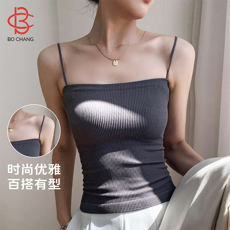 夏季吊带背心女性感针织内搭抹胸抹胸