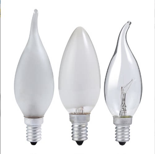 拉尾钨丝灯泡蜡烛形尖泡