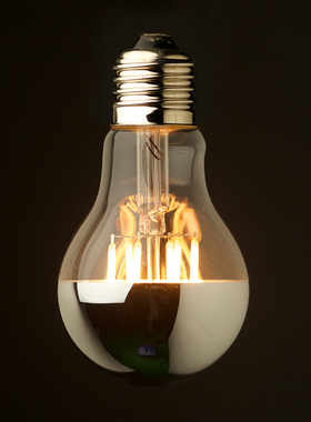 LED半电镀银反射灯无影E27大螺口大灯泡护眼A60半镀银g80g95