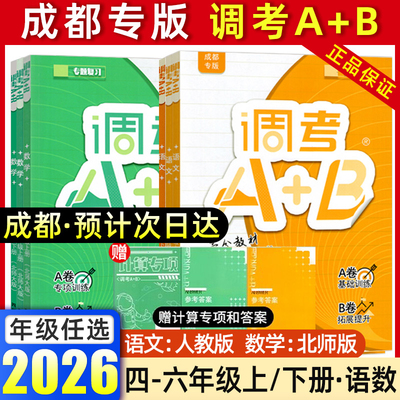 成都专版小学调考a+b四五六年级
