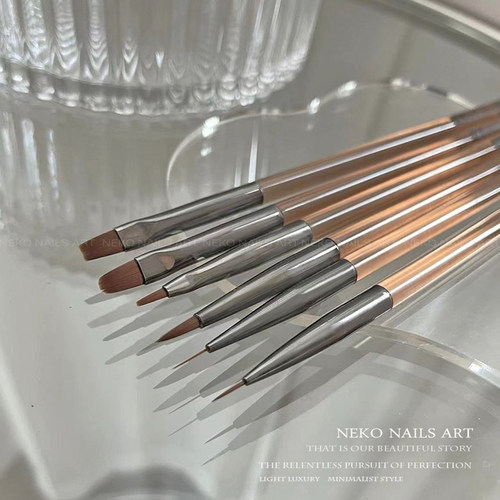 NEKONK高级感冰茶色美甲光疗笔