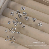 经典 无缝钻球成品 NEKO 尖底mini圆钻 美甲堆钻饰品