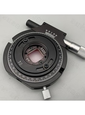 日本 KSPA-806MH 带光学镜片 手动光学微调平台 R轴旋转台