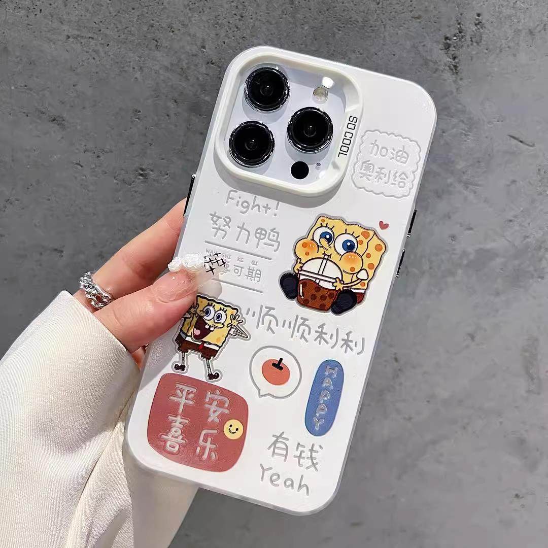 海绵宝宝适用于华为MATE60/50/40情侣手机壳P70硬壳P60新款nova12防摔