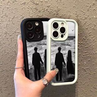 11promax软7 海滩情侣适用于苹果15Promax手机壳iPhone14 8pXR