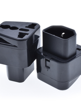 UPS/服务器/PDU专用转换插头WD-320 C14(10A)转国标10A IEC插座