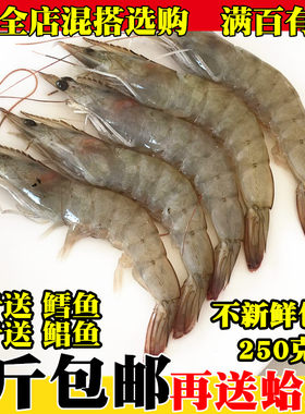 对虾新鲜基围野生大海水产品