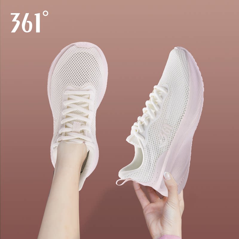 361夏季女鞋网孔运动鞋女款薄款网鞋透气网面网眼镂空女士跑步鞋