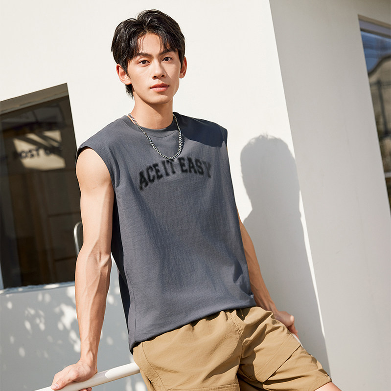 361°运动背心2026夏季新款男子宽松舒适上衣常规背心