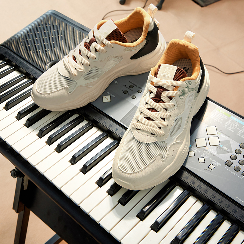 361流沙男鞋运动鞋2025春季新款休闲鞋轻便减震网面复古跑步鞋子