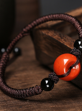 平安扣饰品苦情痣编织石碑护身符