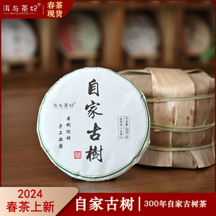 2024年 临沧300年自家古树普洱生茶200克头春头采花蜜香冰糖甜