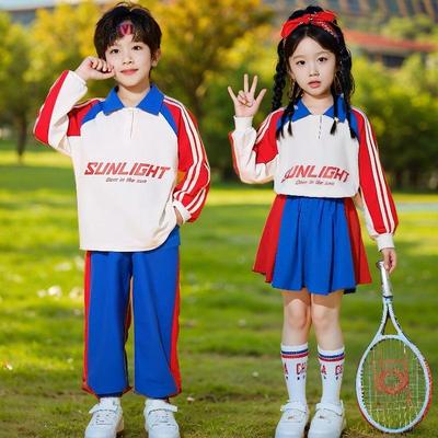 儿童啦啦队演出服学生运动会班服