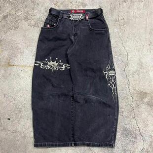 Sreetwear JNCO Jeans Y2K Pants Mens Harajuku Retro Hip Hop G