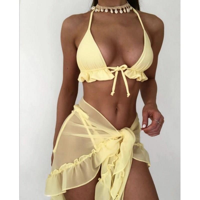 swimsuit women swimming suit bikini 比基尼女温泉游泳衣分体式