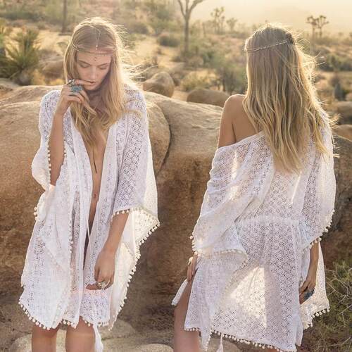 women bikini overall plus size big 比基尼罩衫 cover up dress