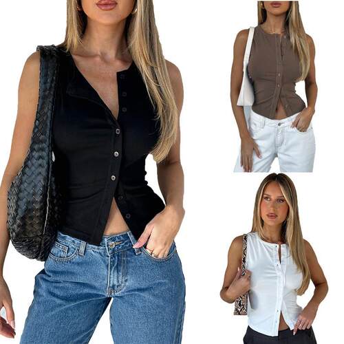 2024 vest top tight fitting women Y2K