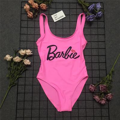 One piec swimsuit, ed pink eURDlirps, optional sey backlessx