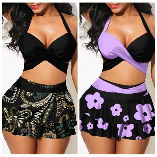 swimsuit for women swimming suit bikini swimwear 分体泳衣女