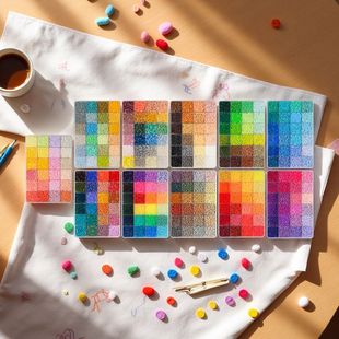 264色拼豆补充包MARD黄豆豆色号色系2.6mm小豆融合大厂通用融合豆