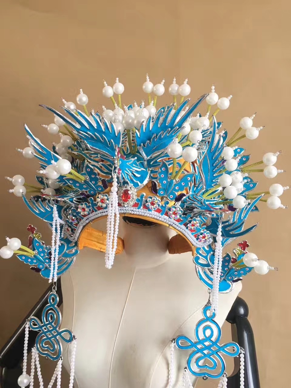 正龙戏装京剧越剧戏曲盔头用品贵妃醉酒凤冠霞帔头饰好三凤凤冠