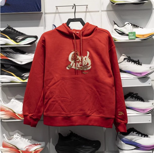 安踏好事发生连帽卫衣女子2026春季新年款保暖运动上衣162618706S