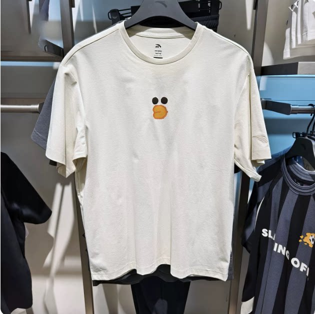 安踏×LINE FRIENDS联名丨情侣速干休闲短袖t恤男女同款172628119