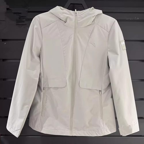 安踏正品梭织连帽运动外套