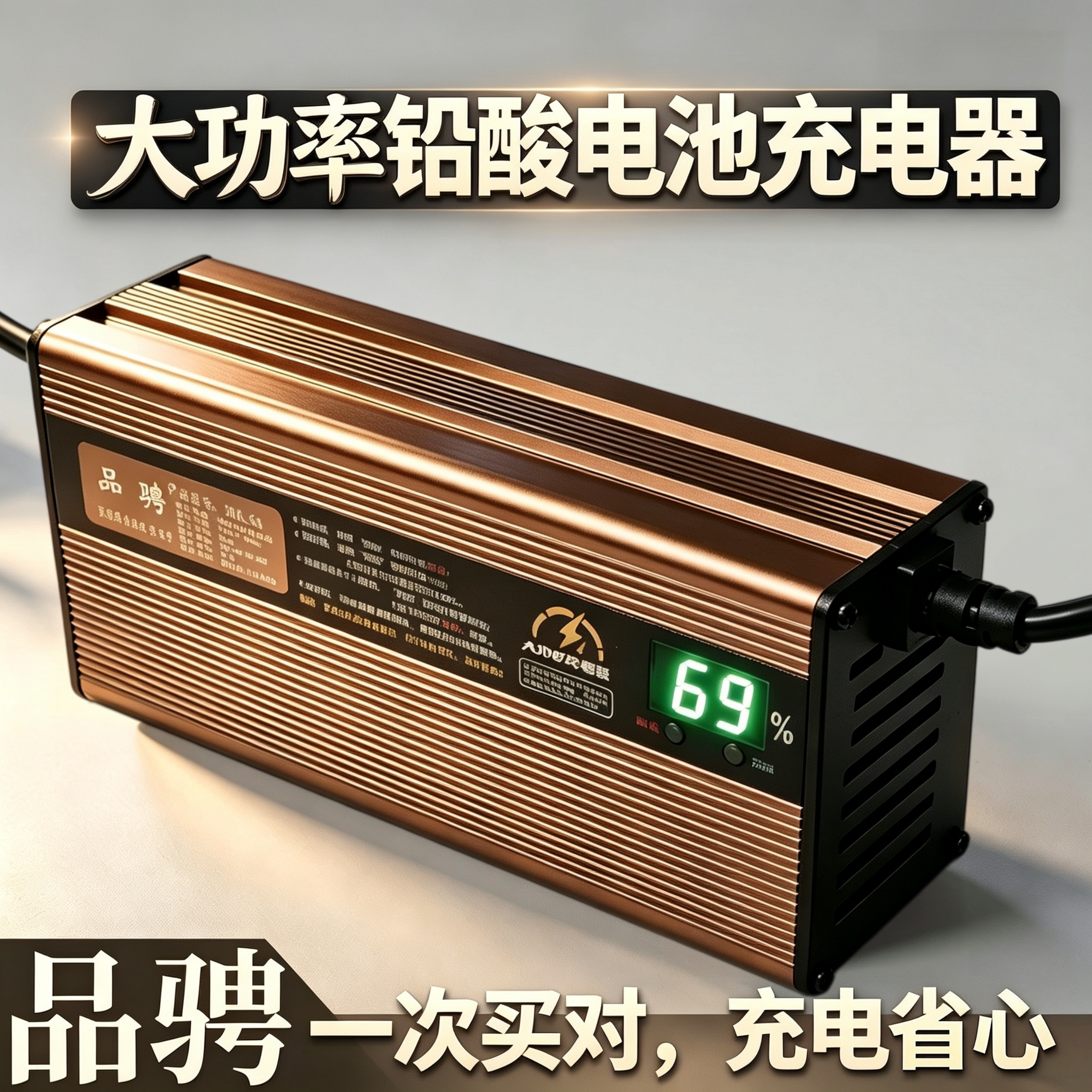 三轮车电动车充电器60v45a72v58a8a9a15a48v自动断电铅酸电池通用