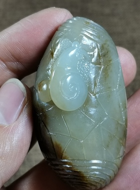 天然手把件新疆和田玉
