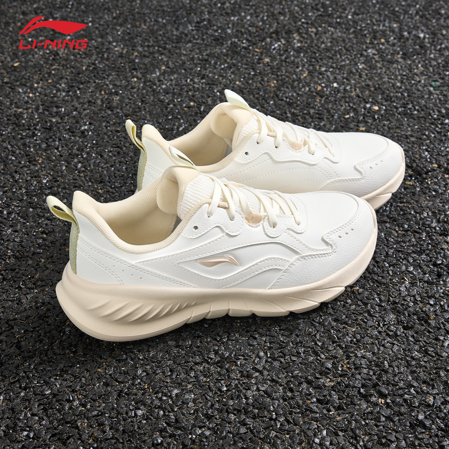 李宁跑步鞋女鞋轻岚v3秋季运动鞋