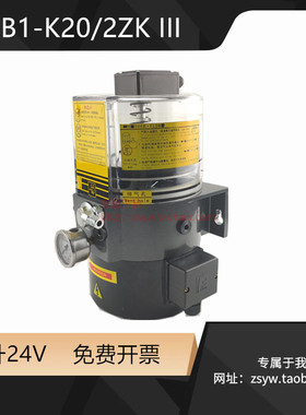 浙江流遍电动油脂润滑泵24V冲床黄油泵LRB1-K20/2ZK III