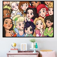 Принесение бриллиантовой вышивки полная бриллиант детская ручная рисова