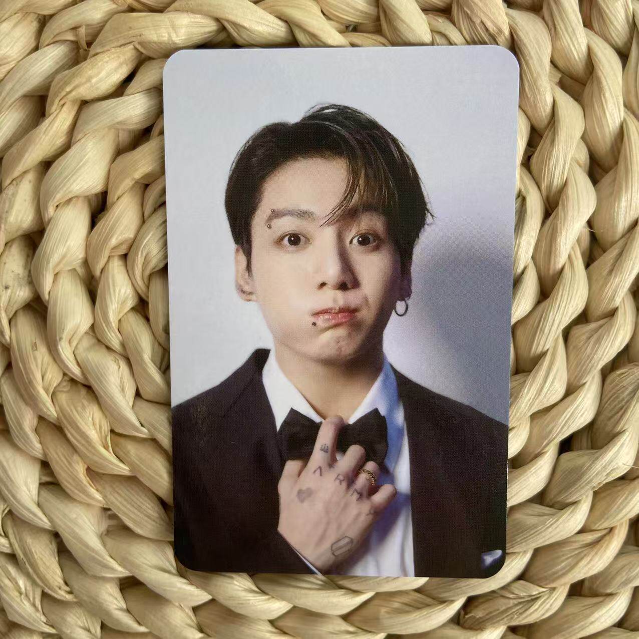 BTS防弹少年团 田柾国The fact固配小卡 固卡西装果 官方周边正卡