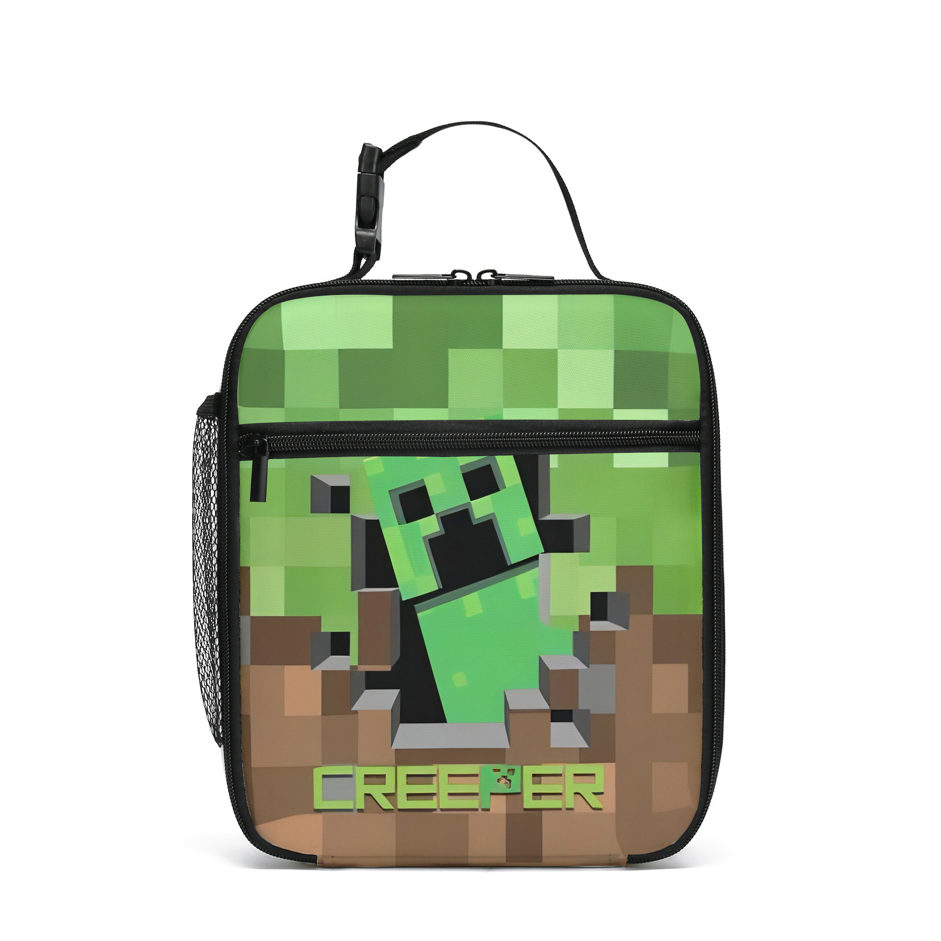 我的世界Minecraft小学生餐包儿童手提挎包保温盒收纳包内部防水