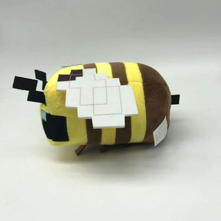 我 世界蜜蜂毛绒玩具Bee游戏周边公仔黄色蜜蜂儿童玩偶厂家批发