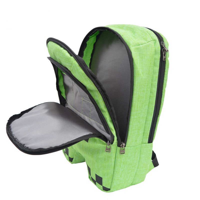 我的世界书包苦力怕脸背包中小学生日常双肩背包动漫TNT包包现货