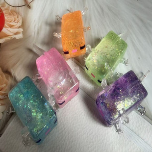 跨境新款麦芽糖美西螈捏捏乐可塑性慢回弹解压玩具发泄蝾螈厂批发