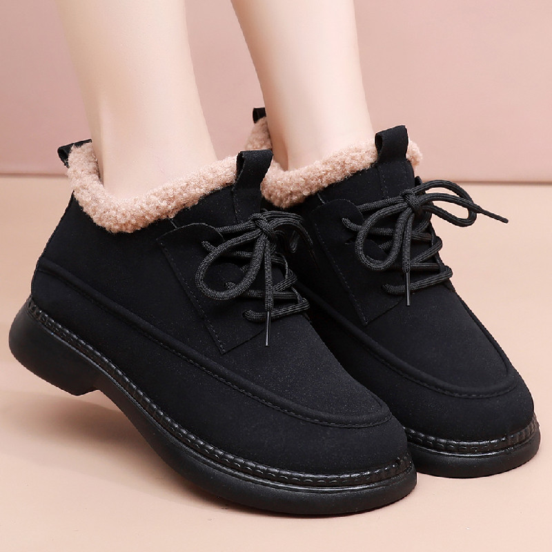 冬季老北京布鞋女棉鞋平底加绒保暖雪地靴软底防滑休闲中年妈妈鞋,女鞋,高帮鞋,淘宝优惠券,粉丝福利购,淘宝优惠卷