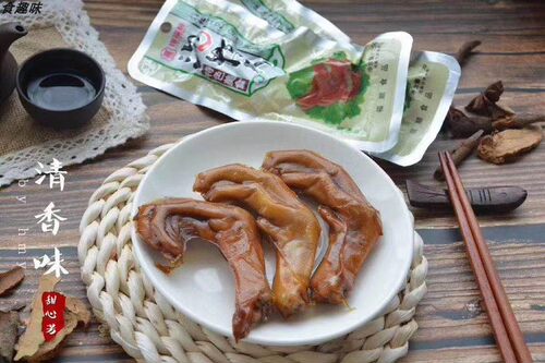 福顺鸭爪龙岩泡鸭爪特产客家特色