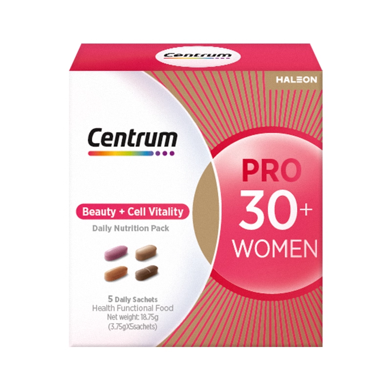 【达播】Centrum善存海外PRO进阶营养包女30+尝鲜装5包