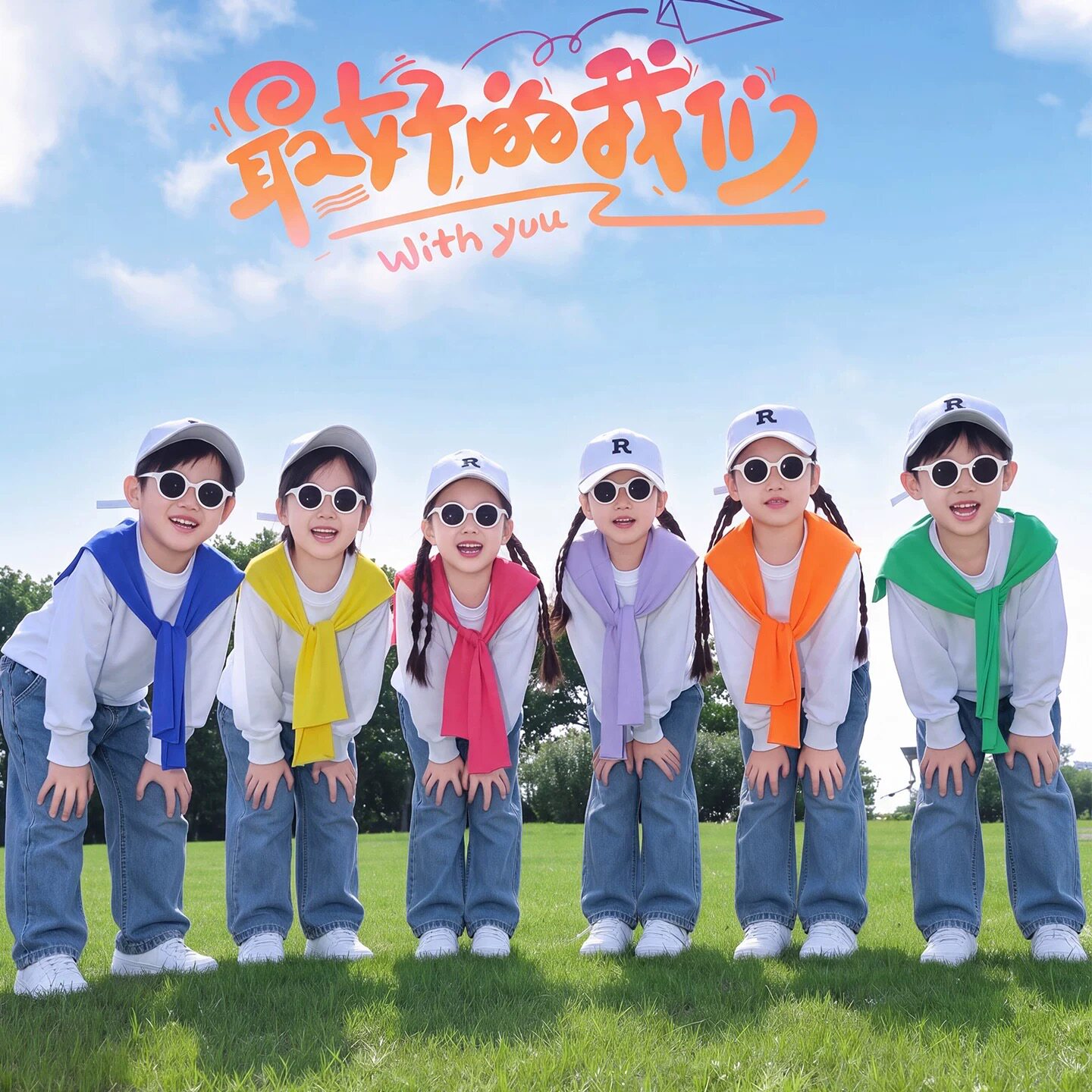幼儿园毕业照元旦儿童表演出服