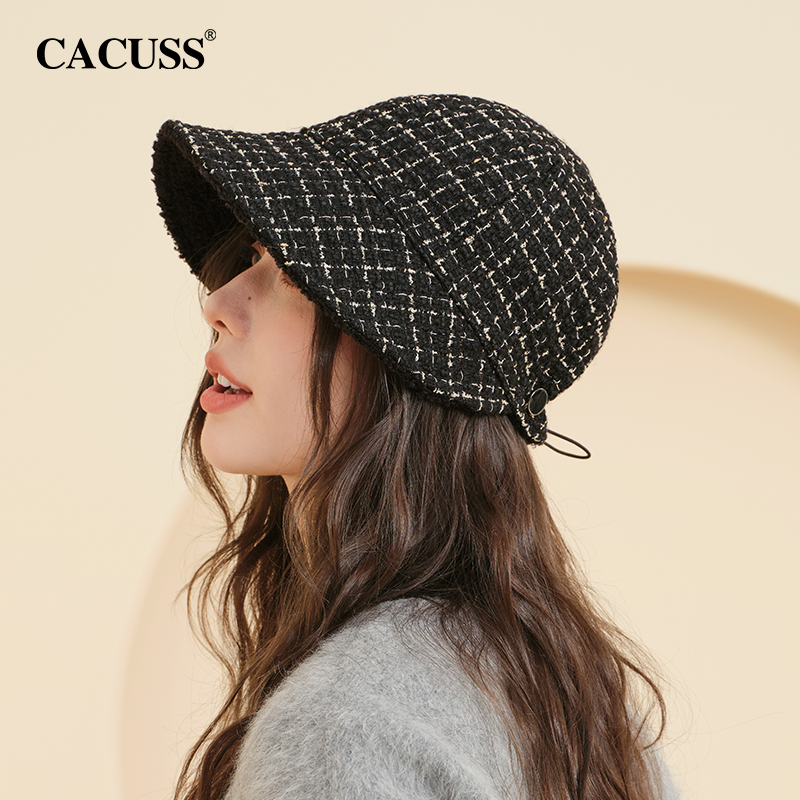 CACUSS渔夫帽逛街优雅女秋冬