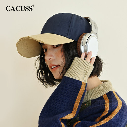 CACUSS户外美式撞色拼接棒球帽
