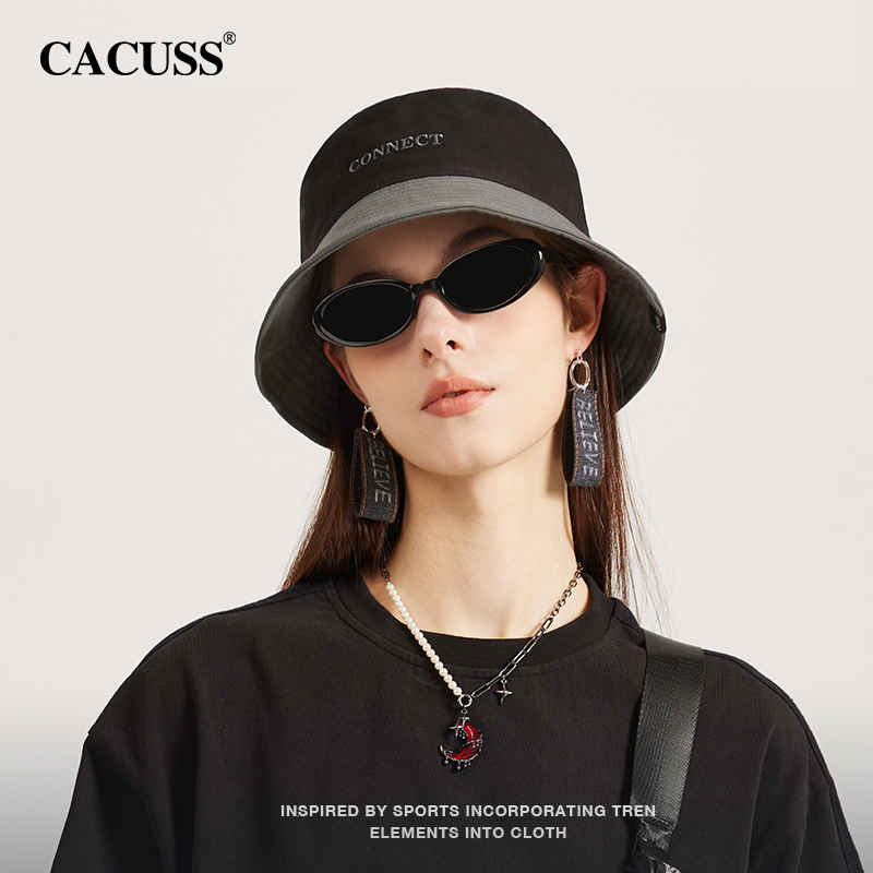 Cacuss双面戴百搭秋冬渔夫帽