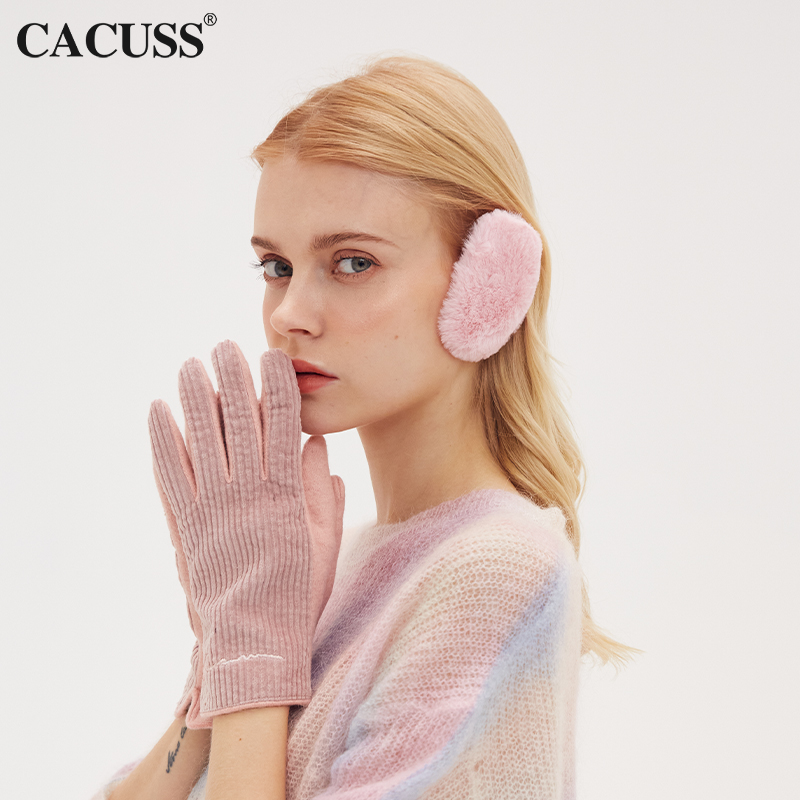 CACUSS分体耳罩女生冬季防风加绒
